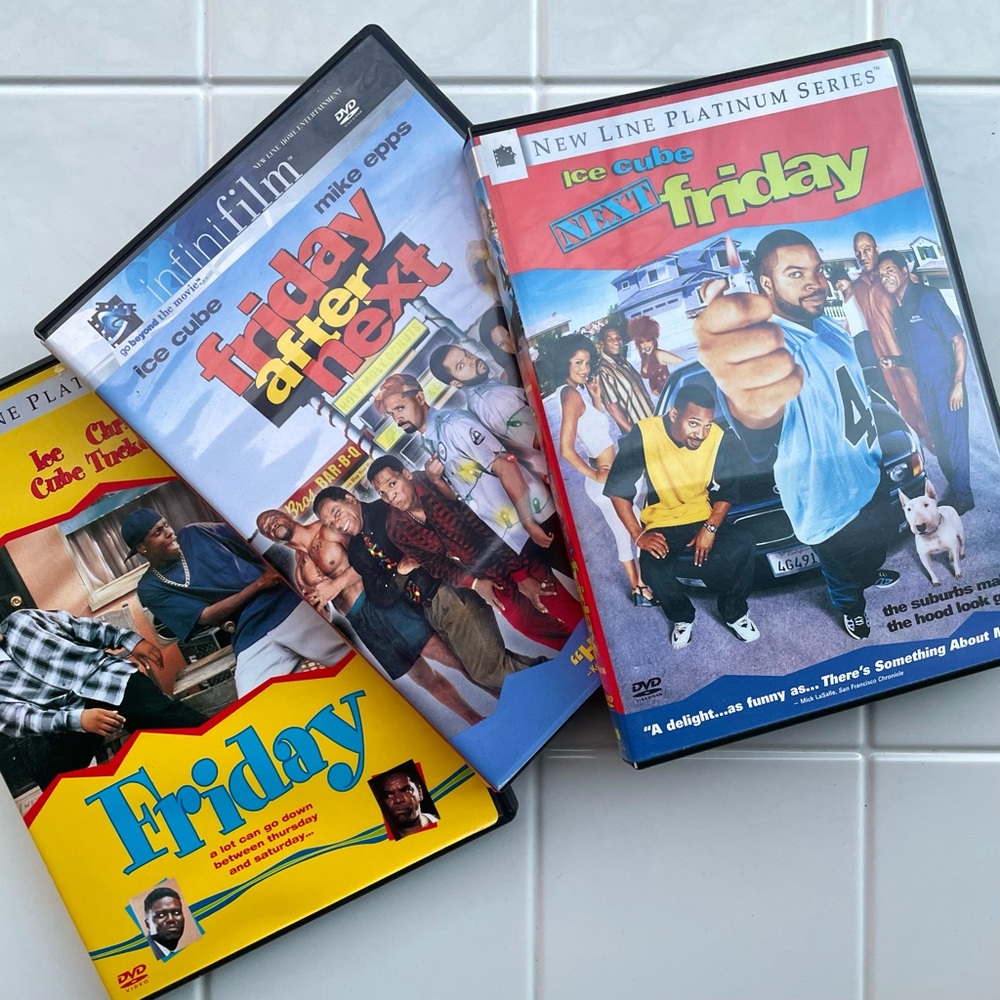 🍿🎥 Ice Cube Friday Trilogy DVD Set - Friday, Next Friday, & Friday After Next 🎥🍿